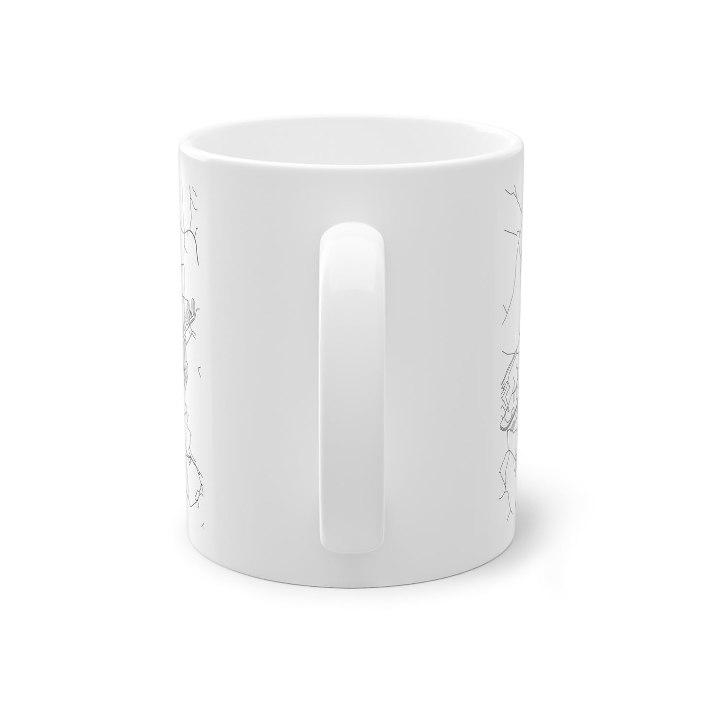 Hückeswagen Straßennetz Tasse Weiß