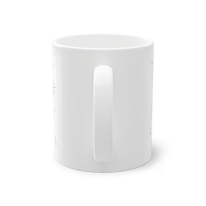Wipperfürth Straßennetz Tasse Weiß
