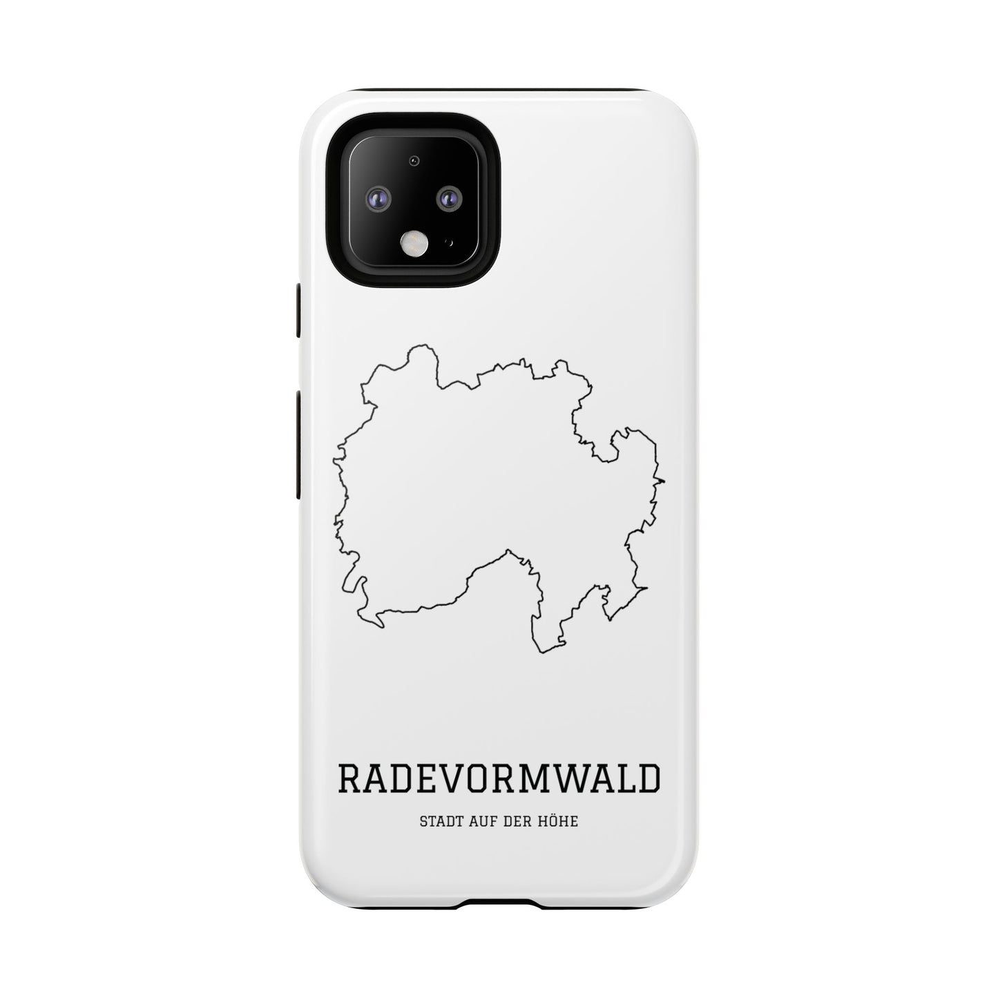 Radevormwald Stadtumriss Robuste Handyhülle Weiß