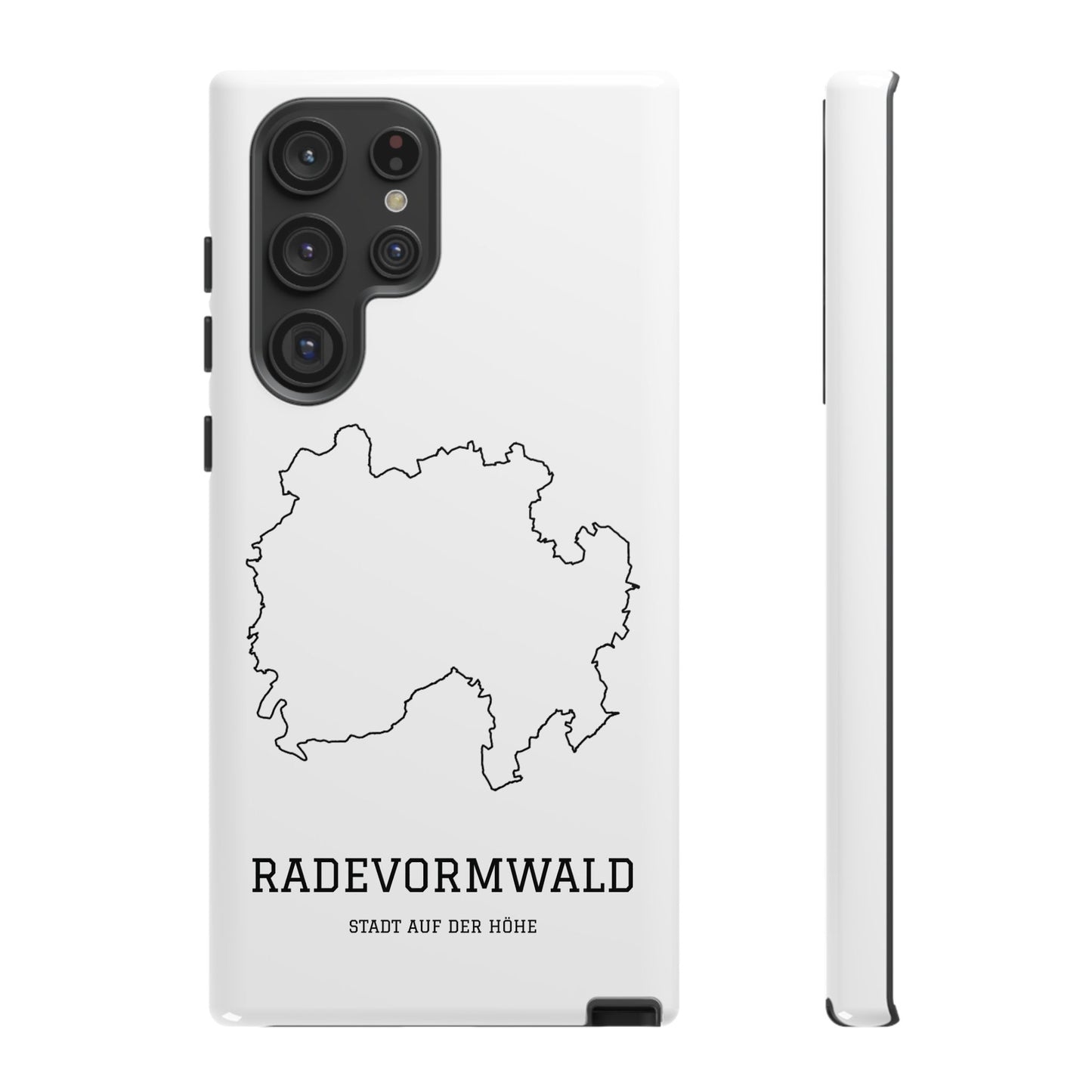 Radevormwald Stadtumriss Robuste Handyhülle Weiß