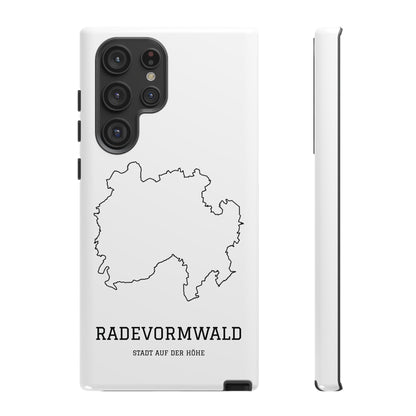 Radevormwald Stadtumriss Robuste Handyhülle Weiß