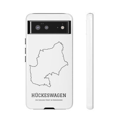 Hückeswagen Stadtumriss Robuste Handyhülle Weiß