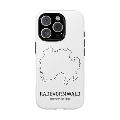 Radevormwald Stadtumriss Robuste Handyhülle Weiß
