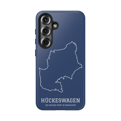 Hückeswagen Stadtumriss Robuste Handyhülle Dunkelblau