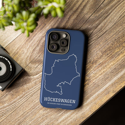 Hückeswagen Stadtumriss Robuste Handyhülle Dunkelblau