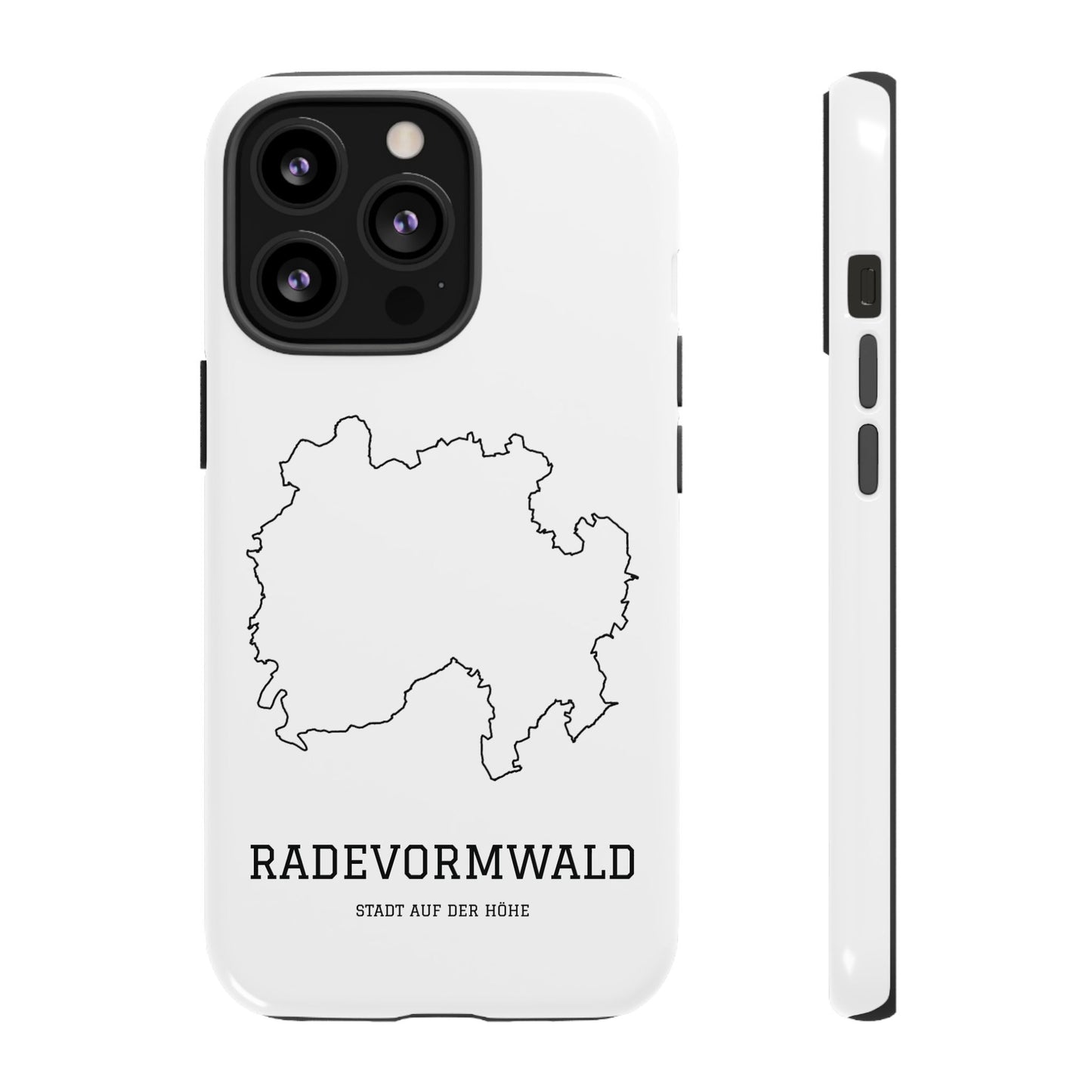 Radevormwald Stadtumriss Robuste Handyhülle Weiß