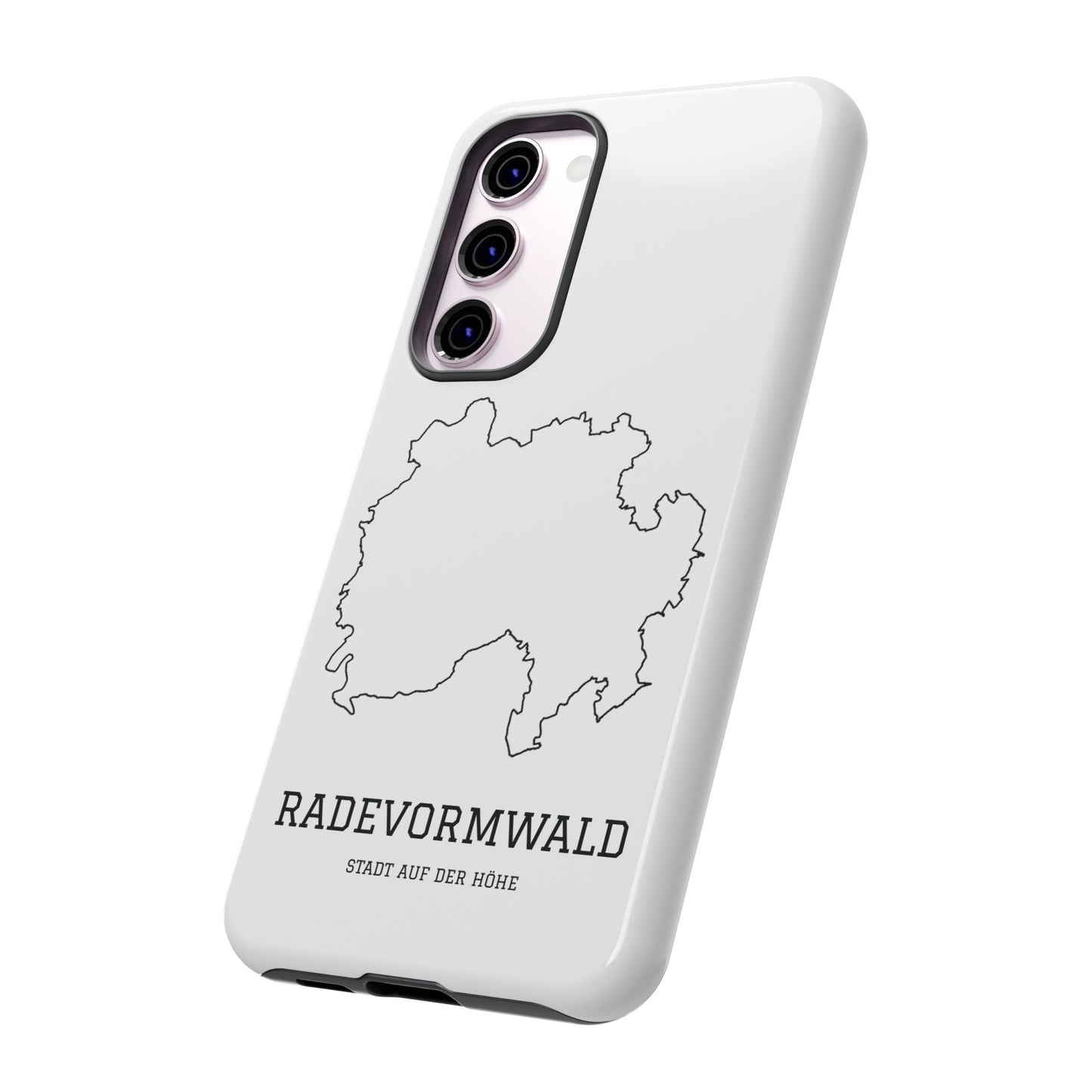 Radevormwald Stadtumriss Robuste Handyhülle Weiß