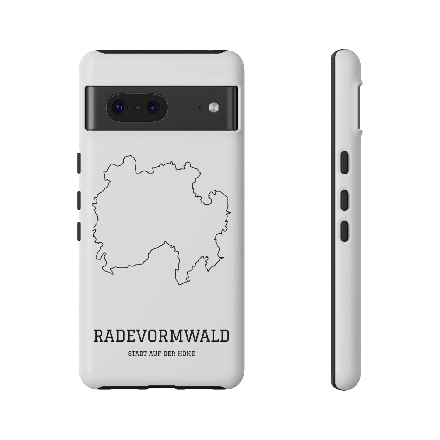 Radevormwald Stadtumriss Robuste Handyhülle Weiß