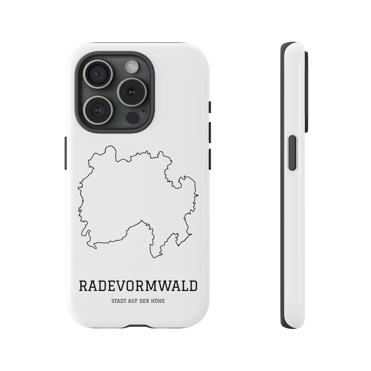 Radevormwald Stadtumriss Robuste Handyhülle Weiß