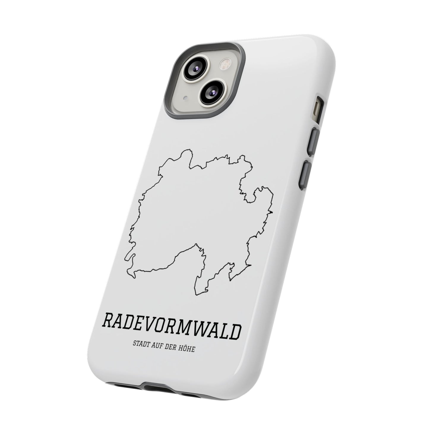 Radevormwald Stadtumriss Robuste Handyhülle Weiß