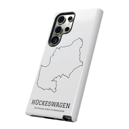 Hückeswagen Stadtumriss Robuste Handyhülle Weiß