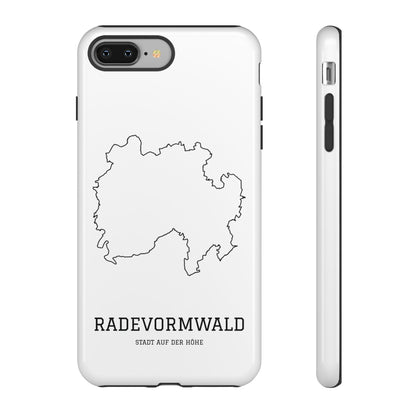 Radevormwald Stadtumriss Robuste Handyhülle Weiß