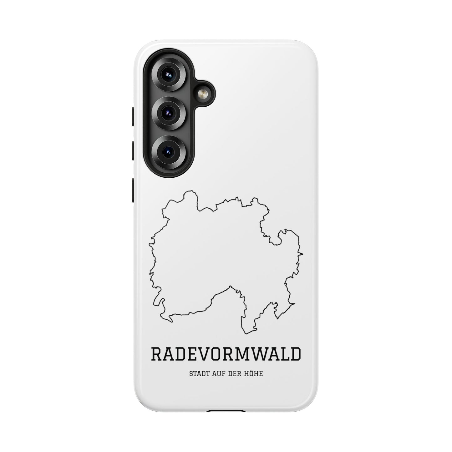 Radevormwald Stadtumriss Robuste Handyhülle Weiß