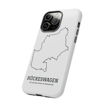 Hückeswagen Stadtumriss Robuste Handyhülle Weiß