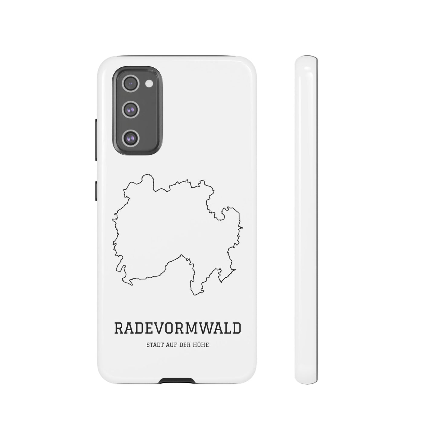 Radevormwald Stadtumriss Robuste Handyhülle Weiß