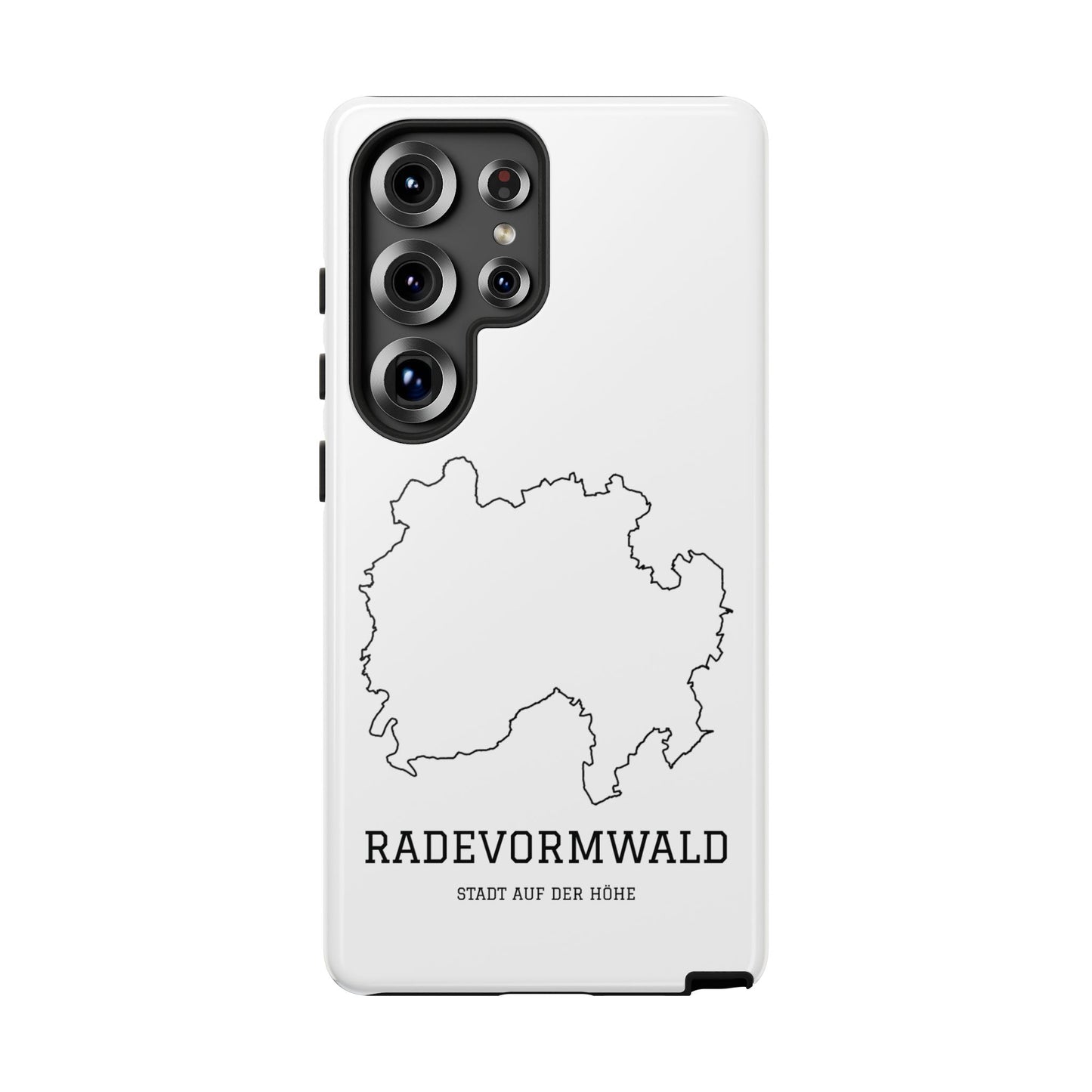 Radevormwald Stadtumriss Robuste Handyhülle Weiß