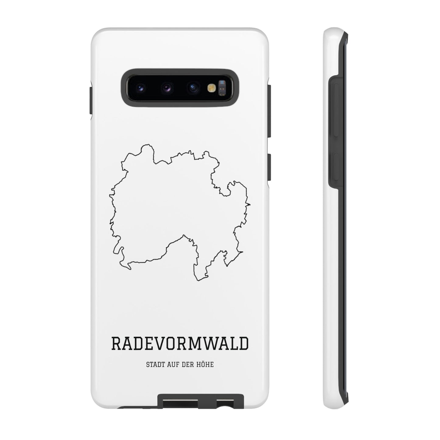 Radevormwald Stadtumriss Robuste Handyhülle Weiß