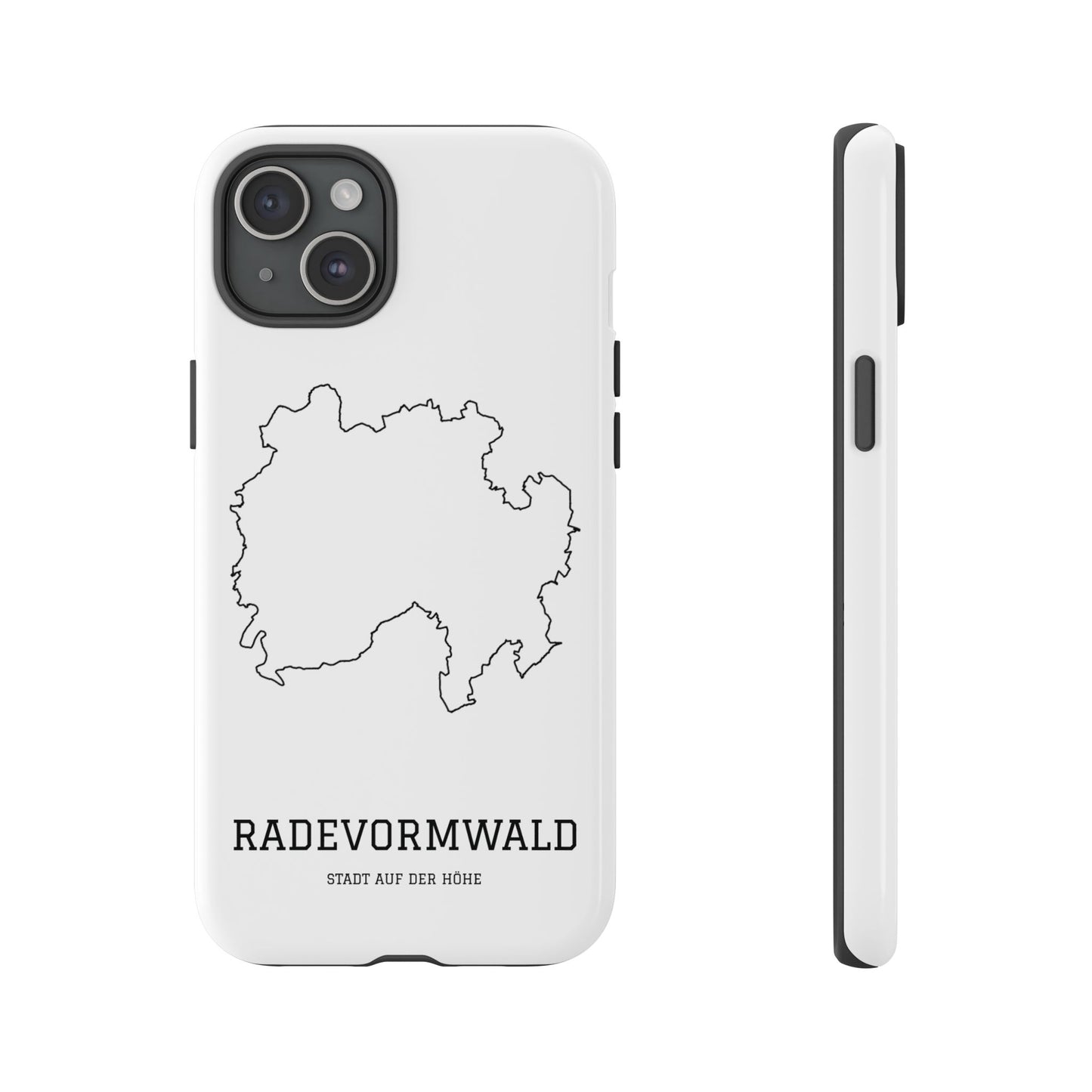 Radevormwald Stadtumriss Robuste Handyhülle Weiß