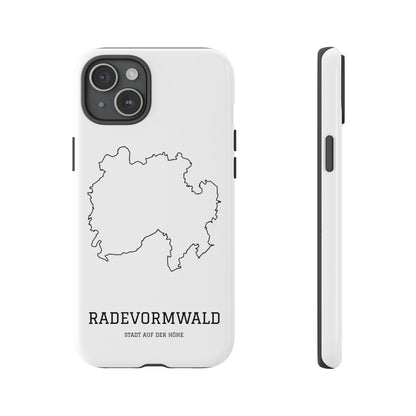 Radevormwald Stadtumriss Robuste Handyhülle Weiß