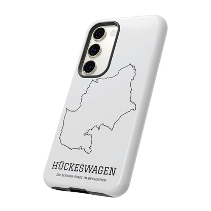 Hückeswagen Stadtumriss Robuste Handyhülle Weiß
