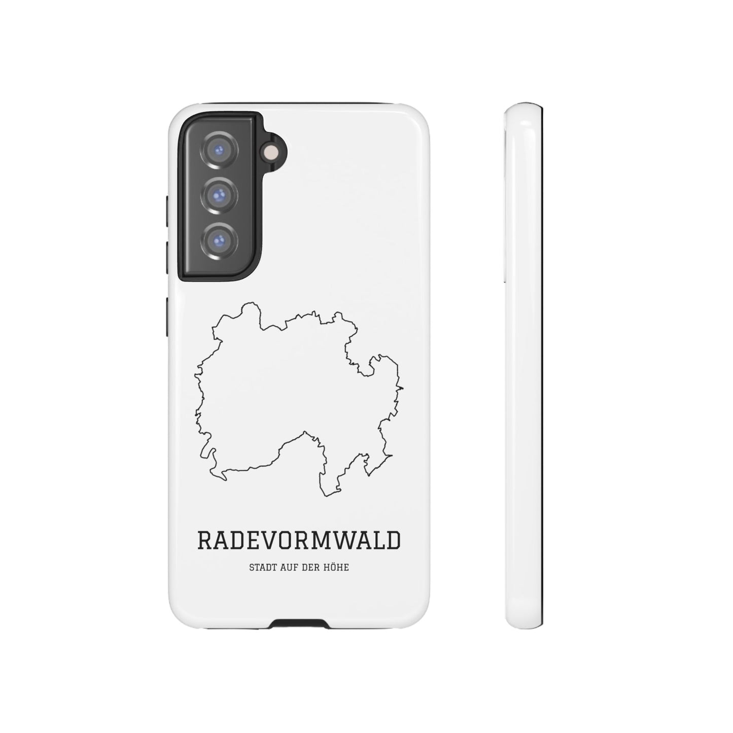 Radevormwald Stadtumriss Robuste Handyhülle Weiß