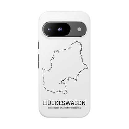 Hückeswagen Stadtumriss Robuste Handyhülle Weiß