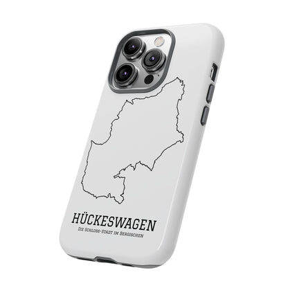 Hückeswagen Stadtumriss Robuste Handyhülle Weiß