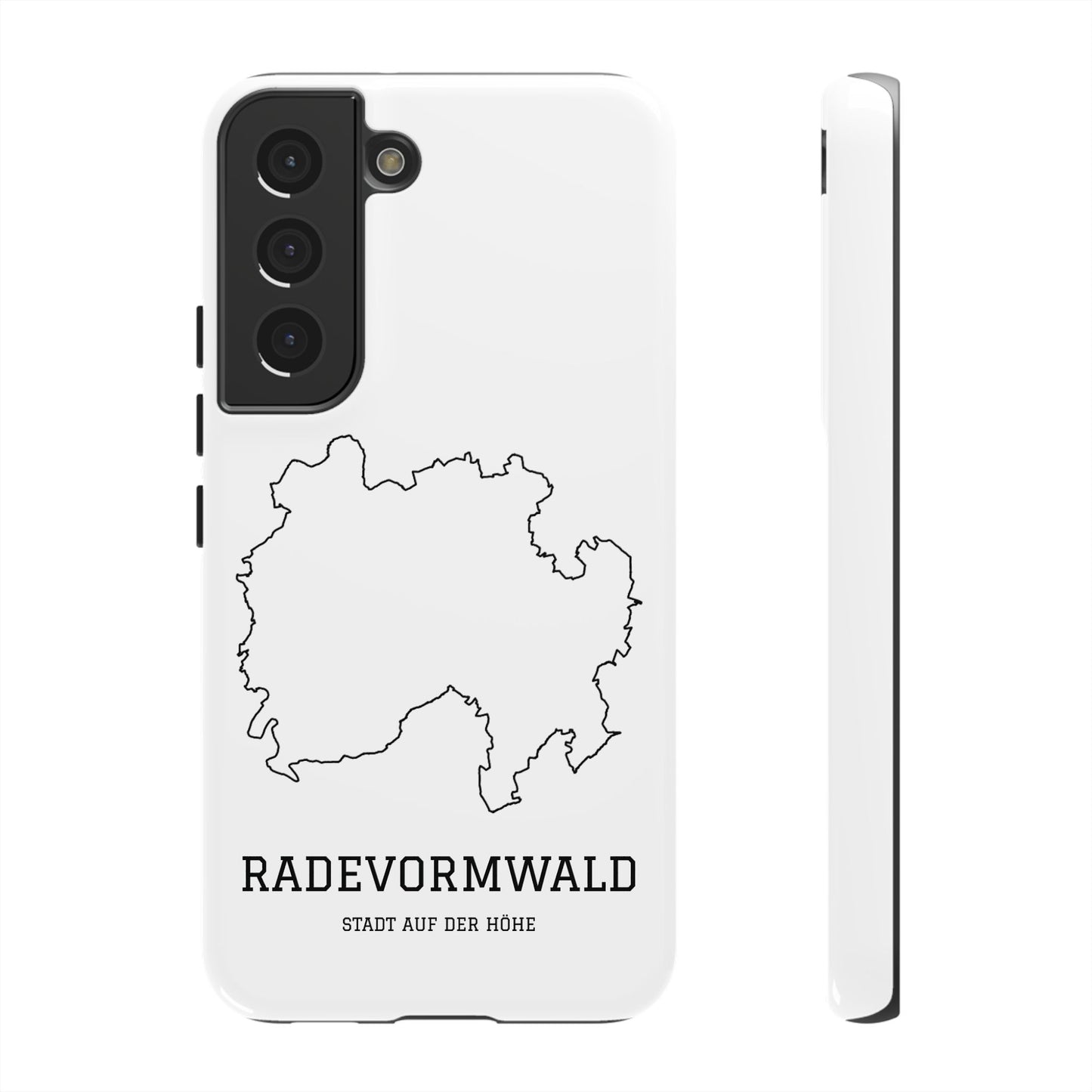 Radevormwald Stadtumriss Robuste Handyhülle Weiß