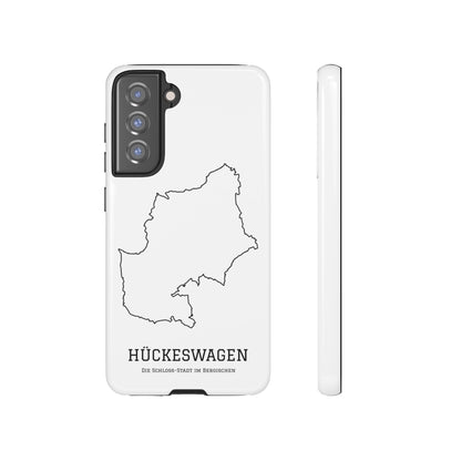 Hückeswagen Stadtumriss Robuste Handyhülle Weiß