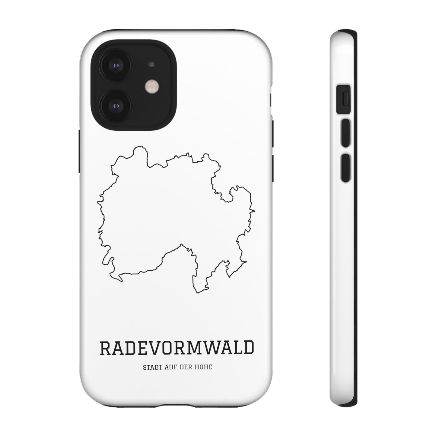 Radevormwald Stadtumriss Robuste Handyhülle Weiß