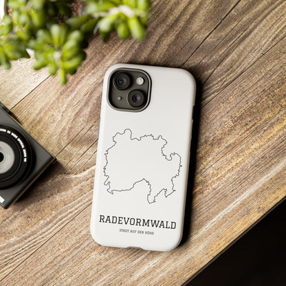 Radevormwald Stadtumriss Robuste Handyhülle Weiß