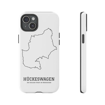 Hückeswagen Stadtumriss Robuste Handyhülle Weiß