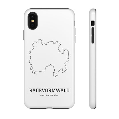 Radevormwald Stadtumriss Robuste Handyhülle Weiß