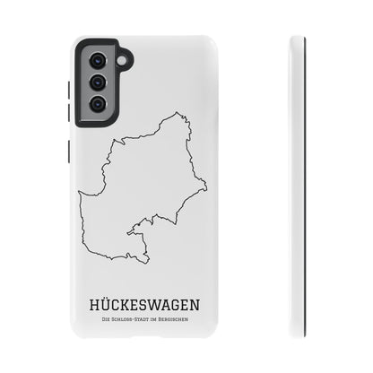 Hückeswagen Stadtumriss Robuste Handyhülle Weiß
