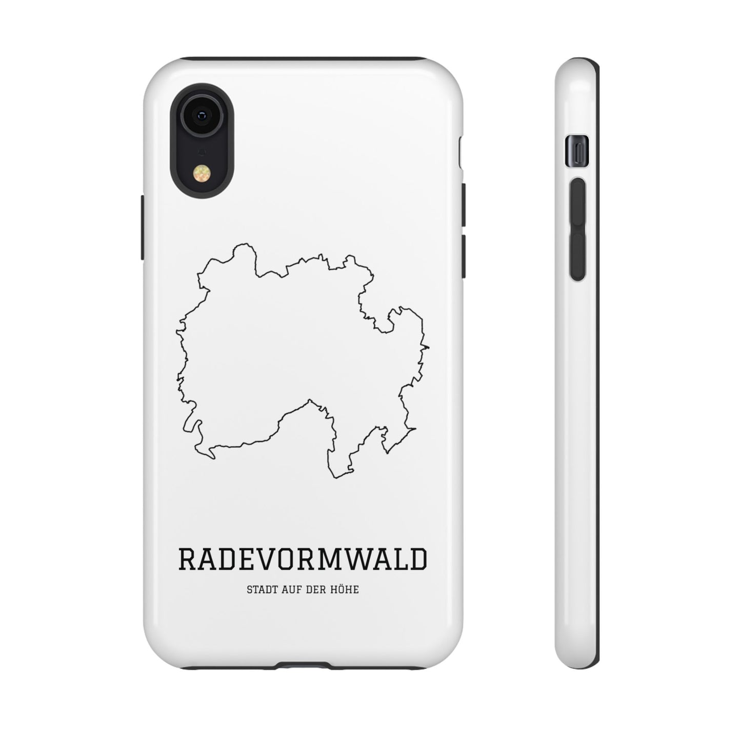 Radevormwald Stadtumriss Robuste Handyhülle Weiß