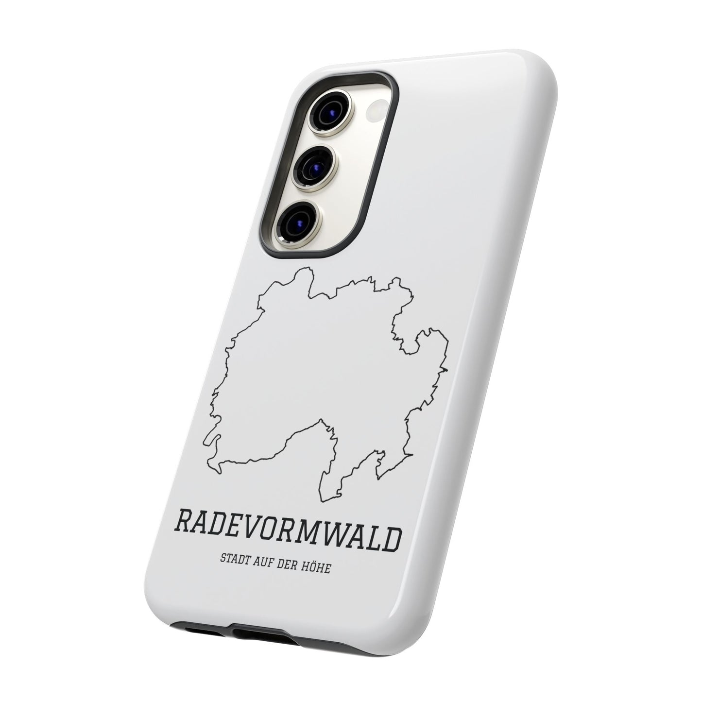 Radevormwald Stadtumriss Robuste Handyhülle Weiß