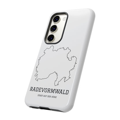 Radevormwald Stadtumriss Robuste Handyhülle Weiß