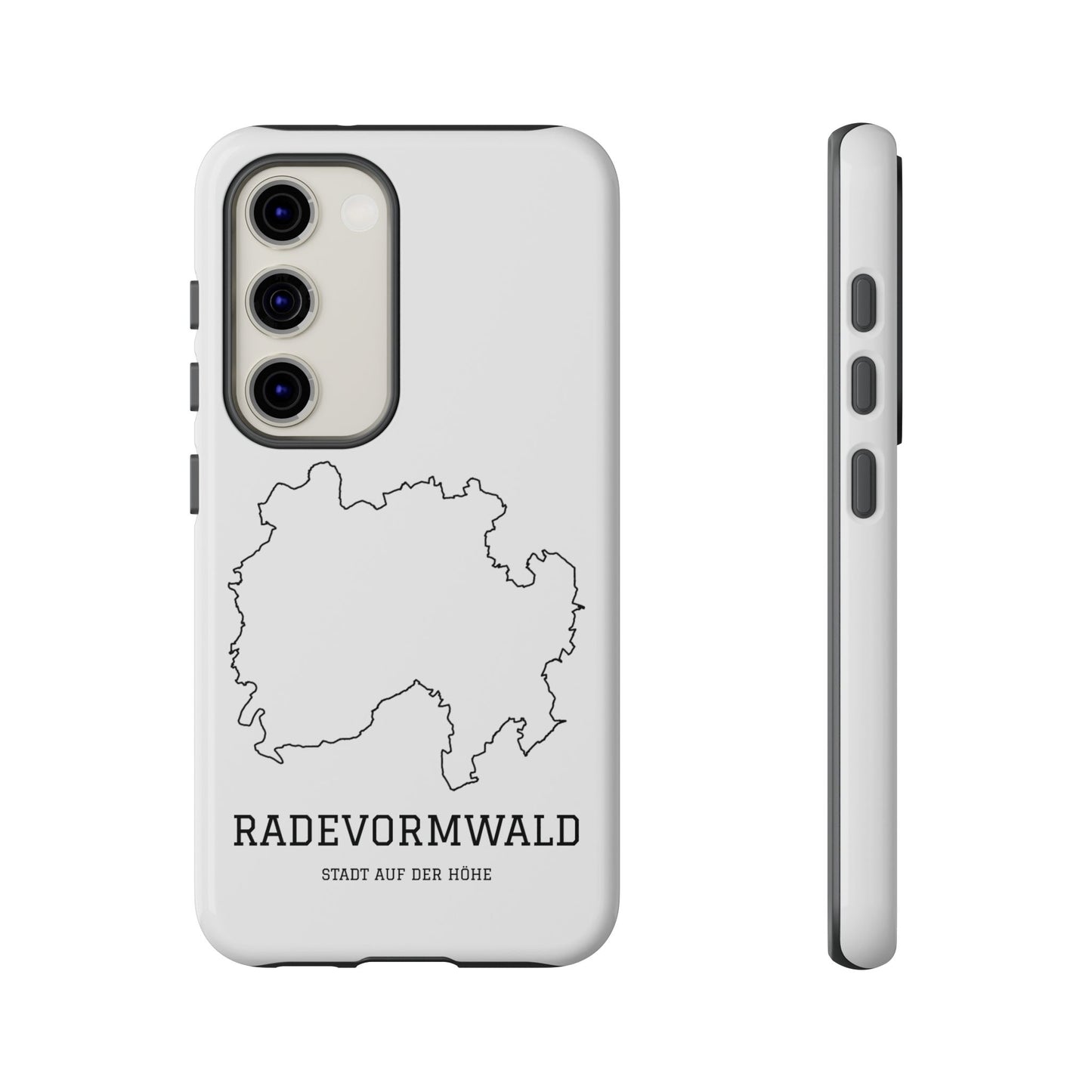 Radevormwald Stadtumriss Robuste Handyhülle Weiß