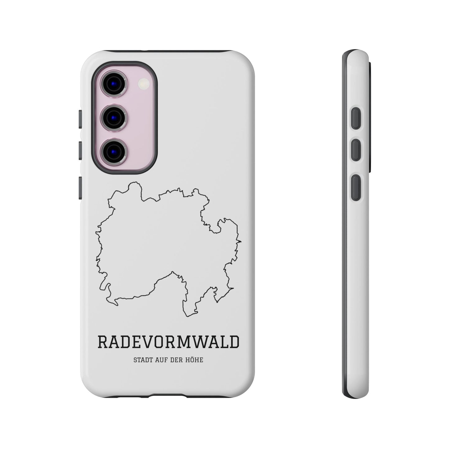 Radevormwald Stadtumriss Robuste Handyhülle Weiß