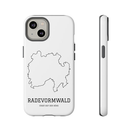 Radevormwald Stadtumriss Robuste Handyhülle Weiß