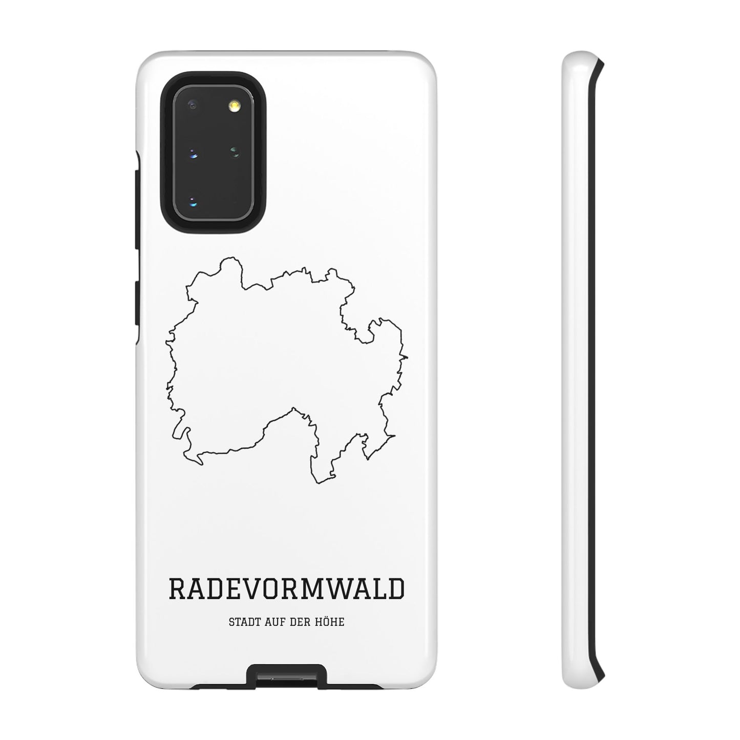 Radevormwald Stadtumriss Robuste Handyhülle Weiß