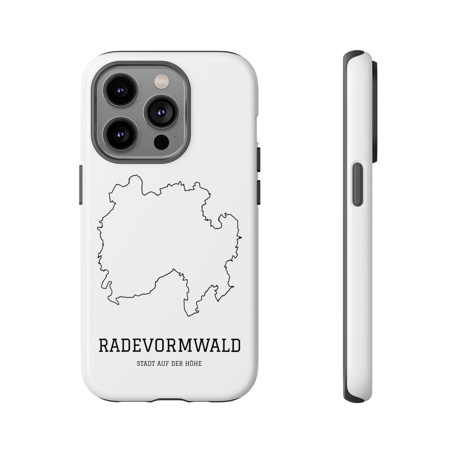 Radevormwald Stadtumriss Robuste Handyhülle Weiß