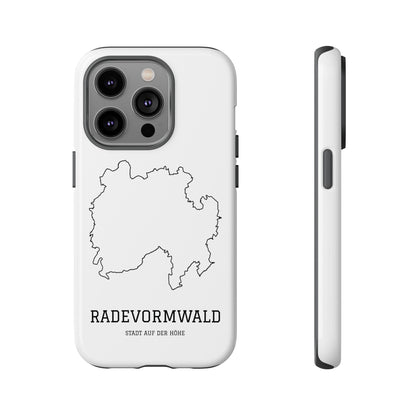 Radevormwald Stadtumriss Robuste Handyhülle Weiß