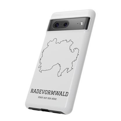 Radevormwald Stadtumriss Robuste Handyhülle Weiß