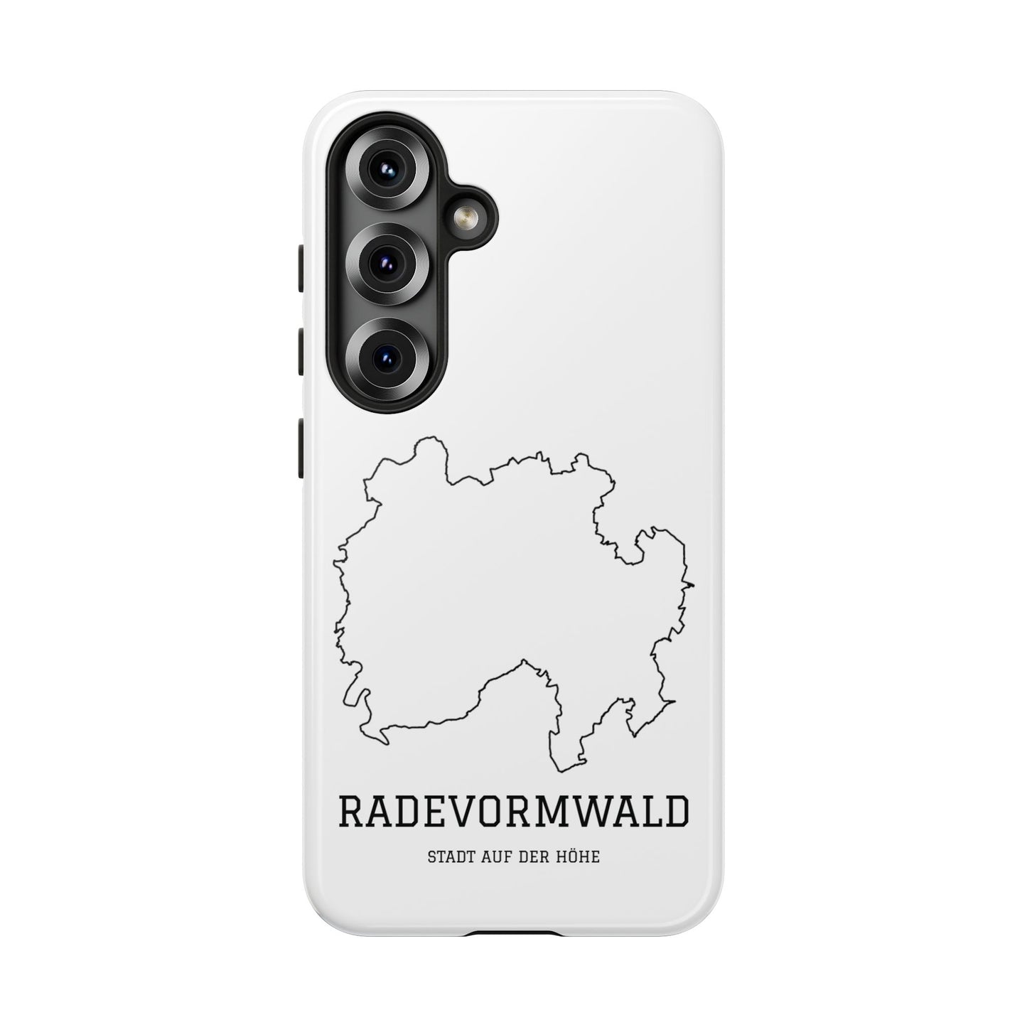 Radevormwald Stadtumriss Robuste Handyhülle Weiß