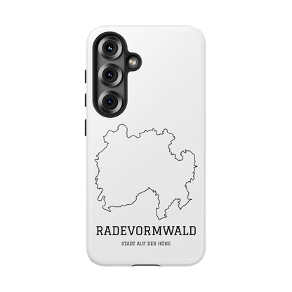 Radevormwald Stadtumriss Robuste Handyhülle Weiß