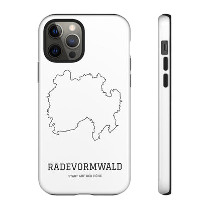 Radevormwald Stadtumriss Robuste Handyhülle Weiß