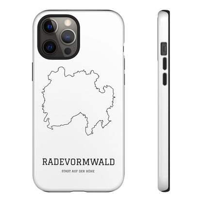 Radevormwald Stadtumriss Robuste Handyhülle Weiß