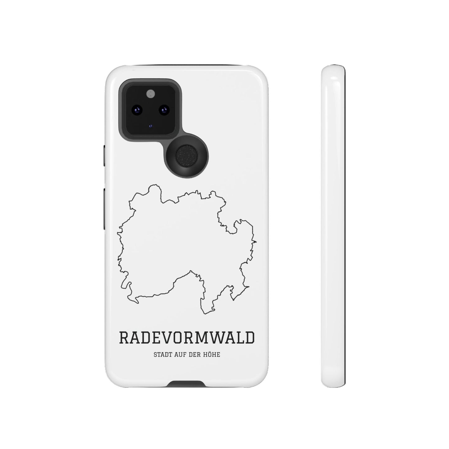 Radevormwald Stadtumriss Robuste Handyhülle Weiß