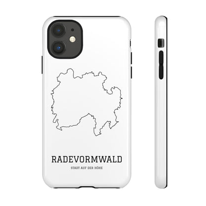 Radevormwald Stadtumriss Robuste Handyhülle Weiß